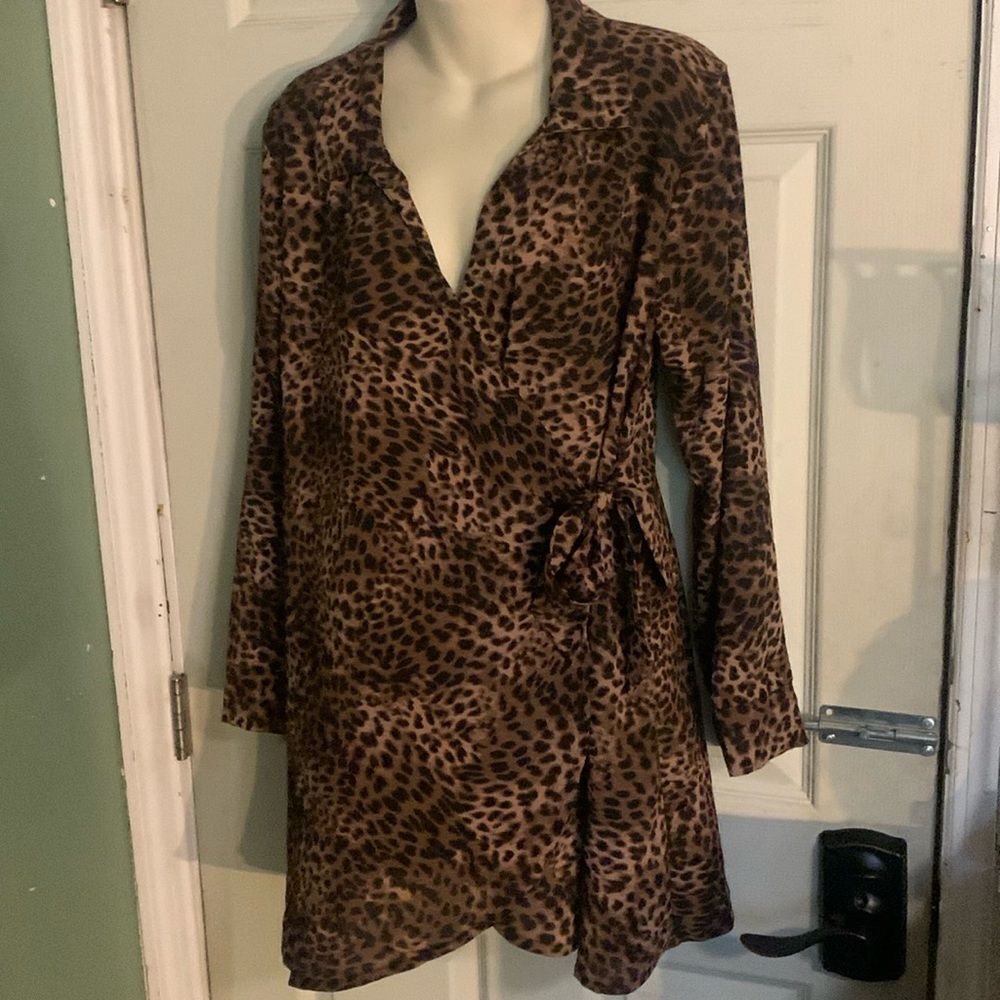 Animal Print Coverup/Dress!!!